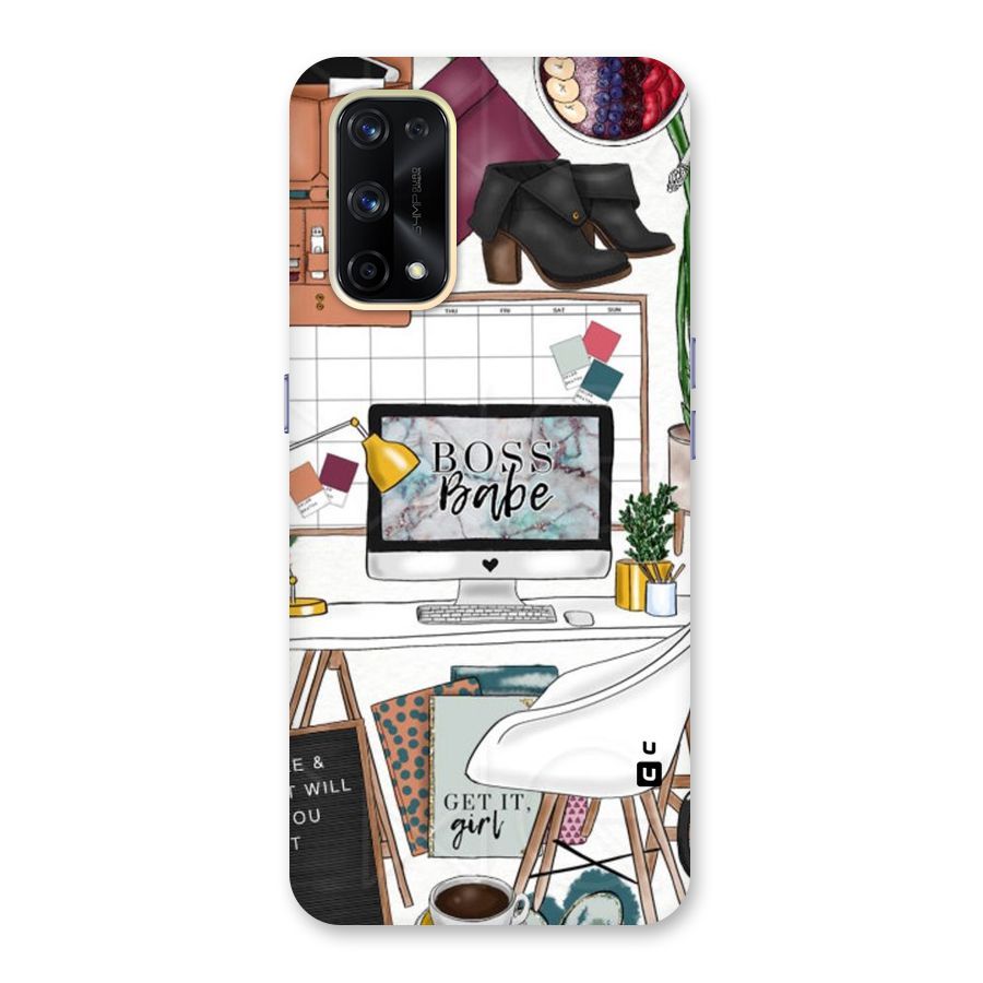 Boss Babe Glass Back Case for Realme X7 Pro