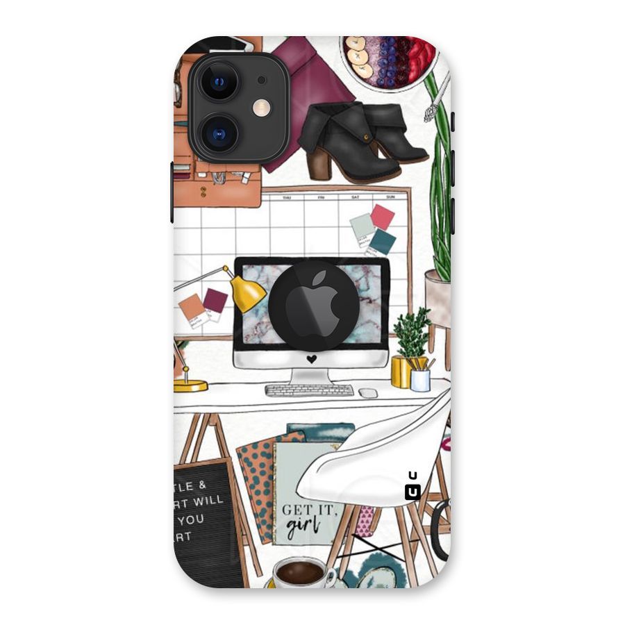 Boss Babe Back Case for iPhone 11 Logo Cut