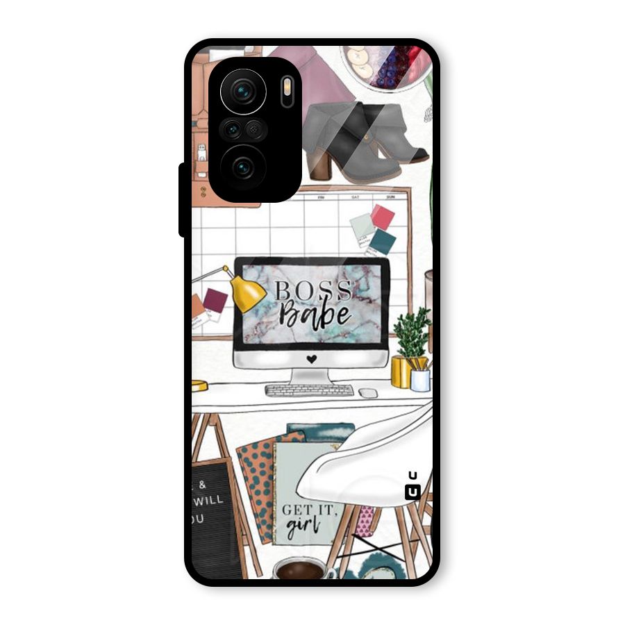 Boss Babe Glass Back Case for Mi 11X Pro