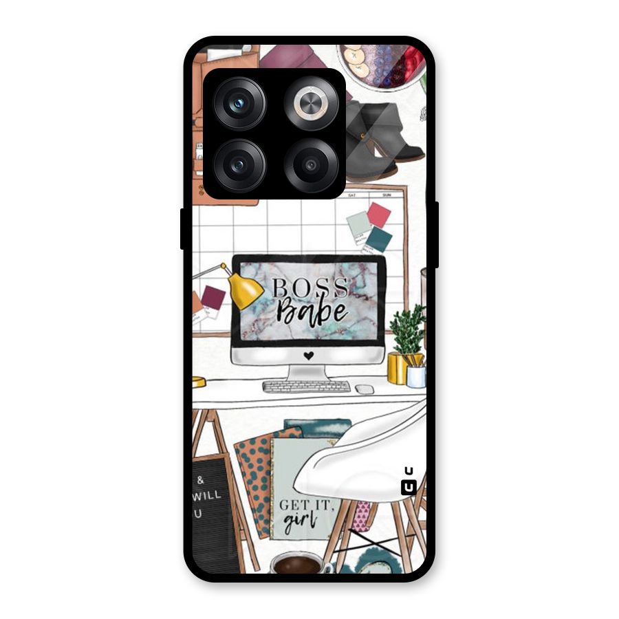 Boss Babe Glass Back Case for OnePlus 10T