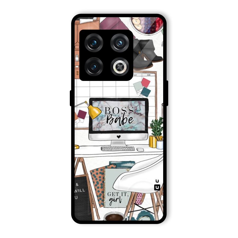 Boss Babe Glass Back Case for OnePlus 10 Pro 5G