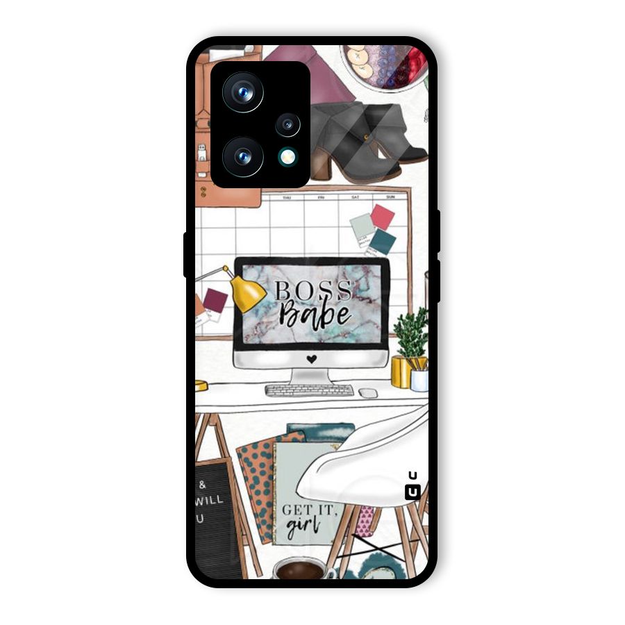 Boss Babe Glass Back Case for Realme 9 Pro Plus 5G