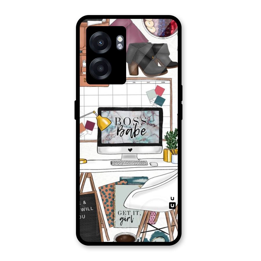 Boss Babe Glass Back Case for Realme Narzo 50 5G