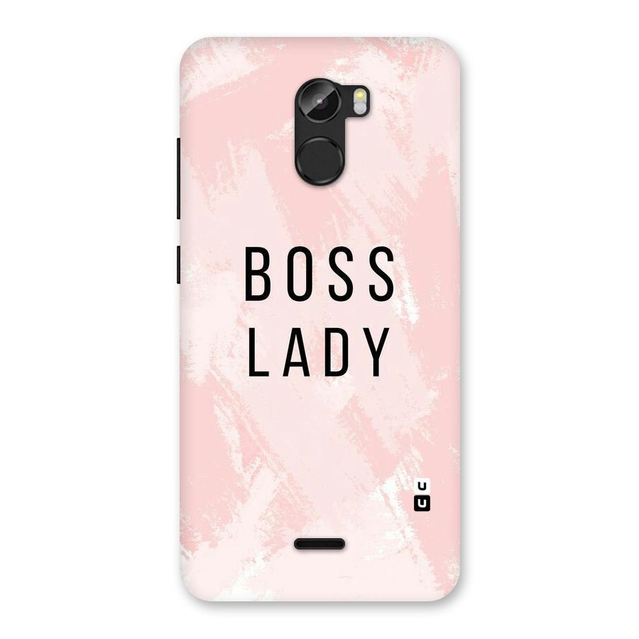 Boss Lady Pink Back Case for Gionee X1