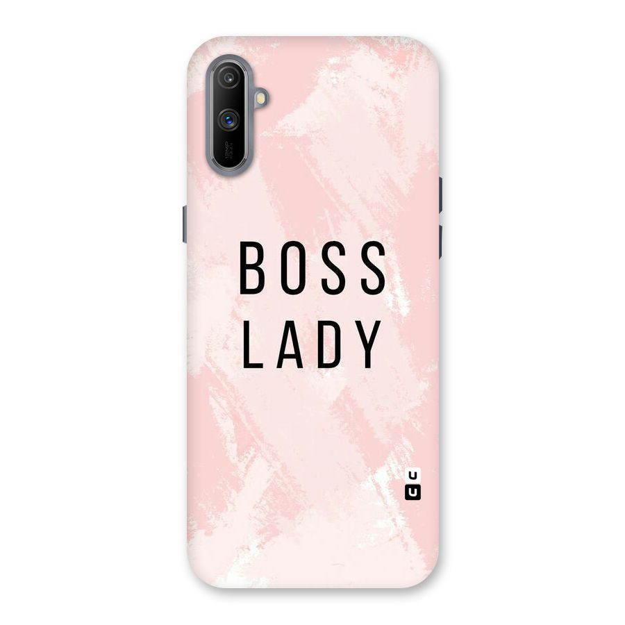 Boss Lady Pink Back Case for Realme C3