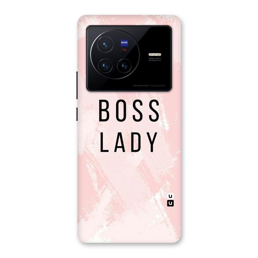 Boss Lady Pink Back Case for Vivo X80