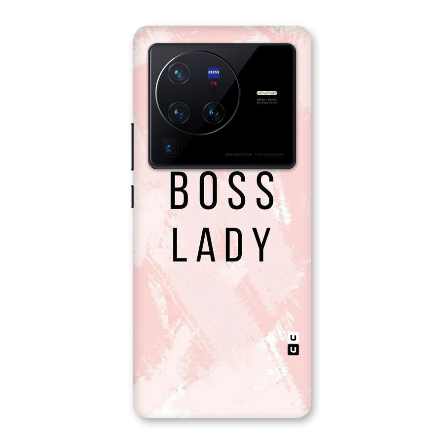 Boss Lady Pink Back Case for Vivo X80 Pro