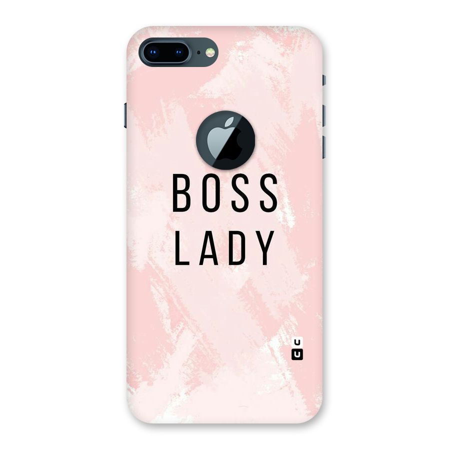 Boss Lady Pink Back Case for iPhone 7 Plus Logo Cut