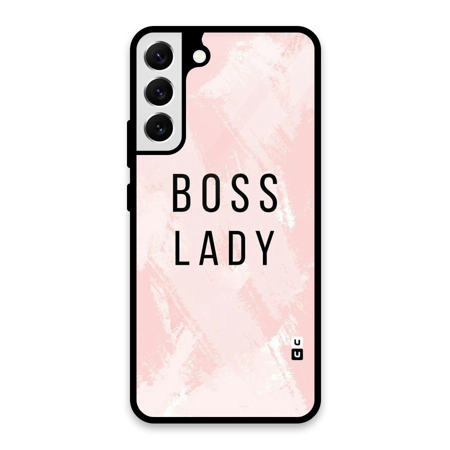 Boss Lady Pink Glass Back Case for Galaxy S22 Plus 5G