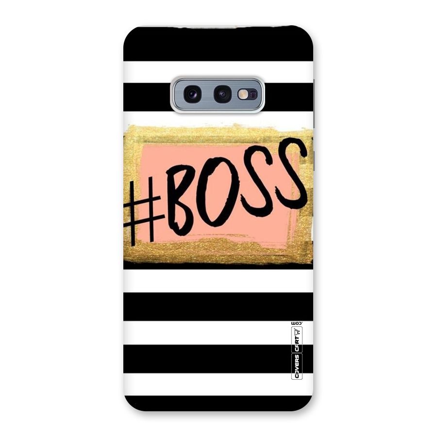 Boss Stripes Back Case for Galaxy S10e