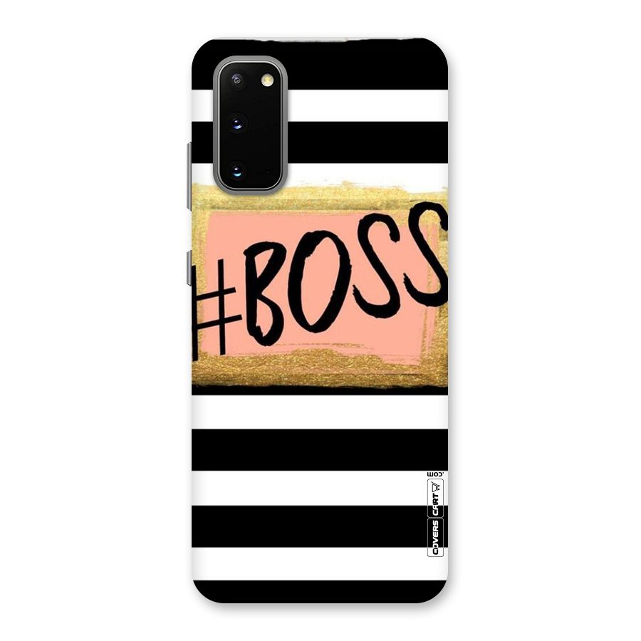 Boss Stripes Back Case for Galaxy S20