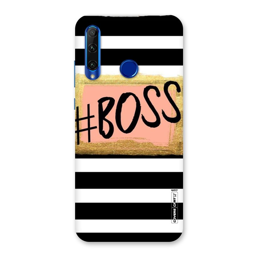 Boss Stripes Back Case for Honor 20i