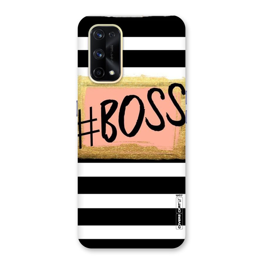 Boss Stripes Glass Back Case for Realme X7 Pro