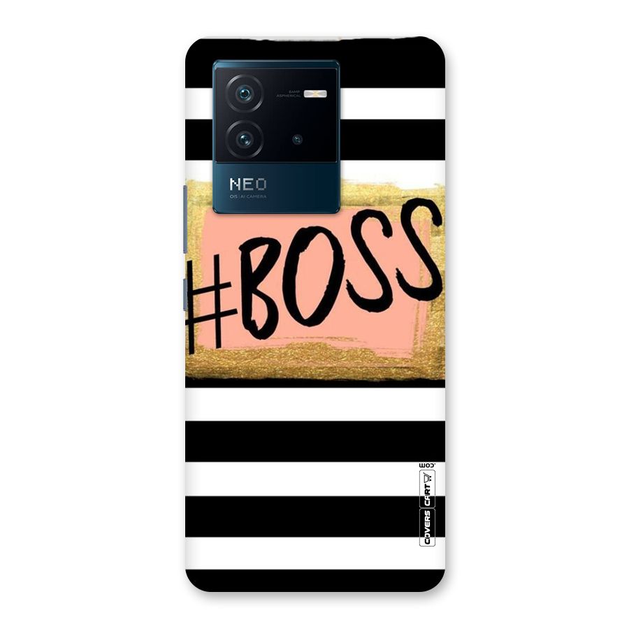 Boss Stripes Back Case for Vivo iQOO Neo 6 5G