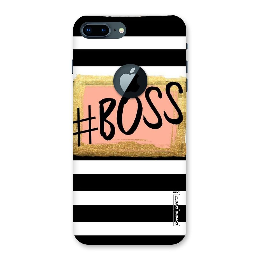 Boss Stripes Back Case for iPhone 7 Plus Logo Cut