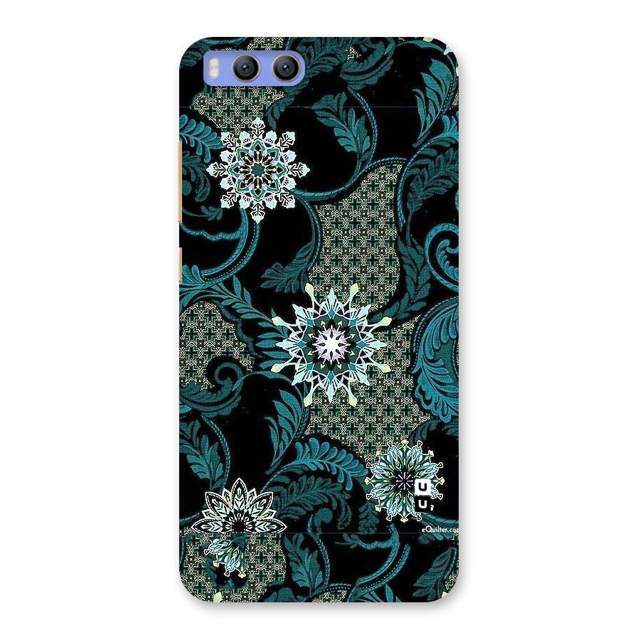 Bottle Green Floral Back Case for Xiaomi Mi 6