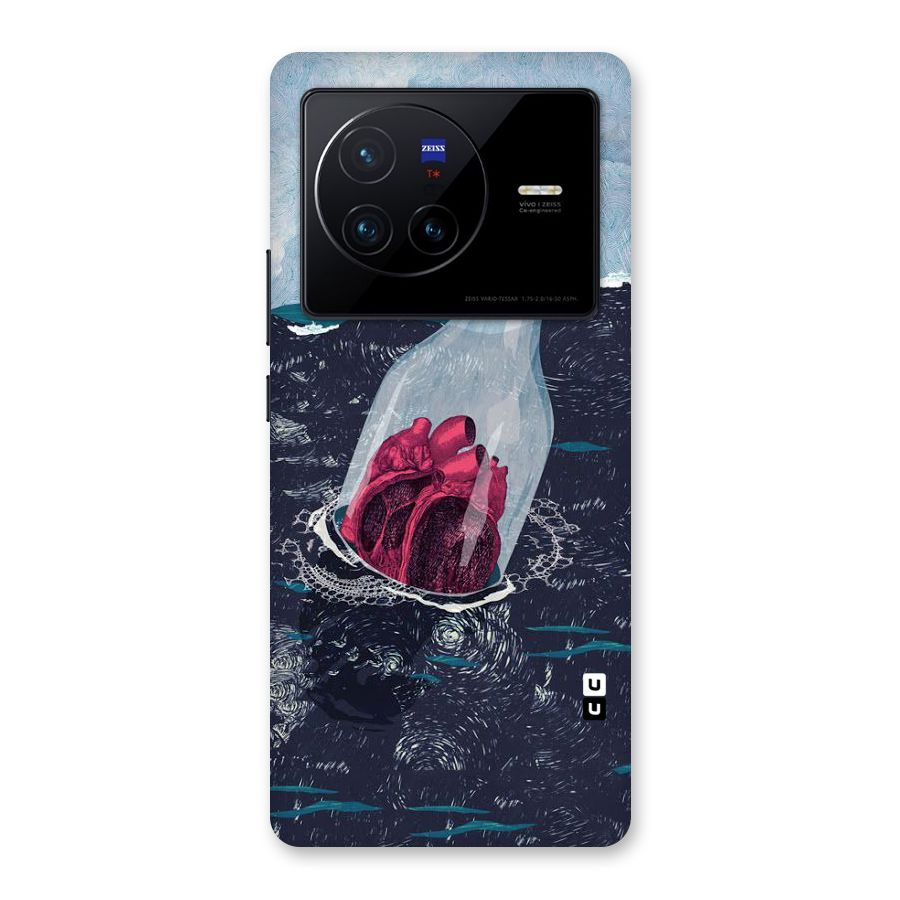 Bottle Heart Back Case for Vivo X80