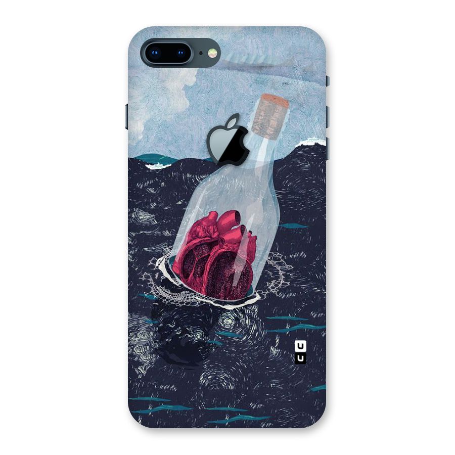 Bottle Heart Back Case for iPhone 7 Plus Apple Cut