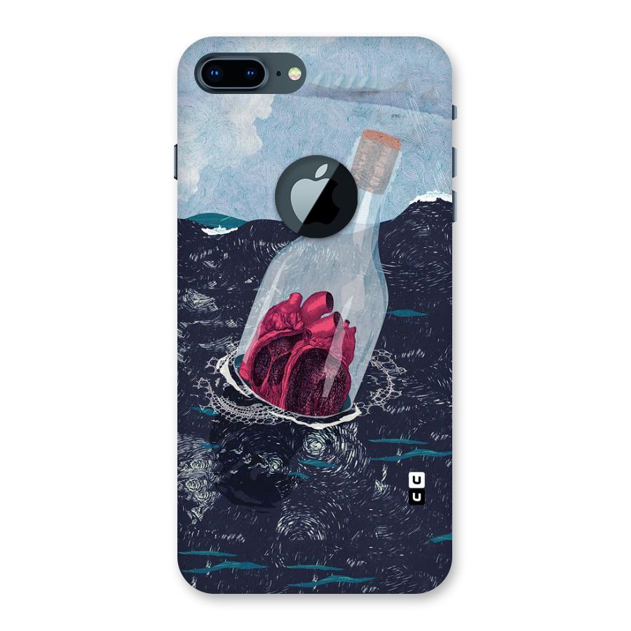 Bottle Heart Back Case for iPhone 7 Plus Logo Cut