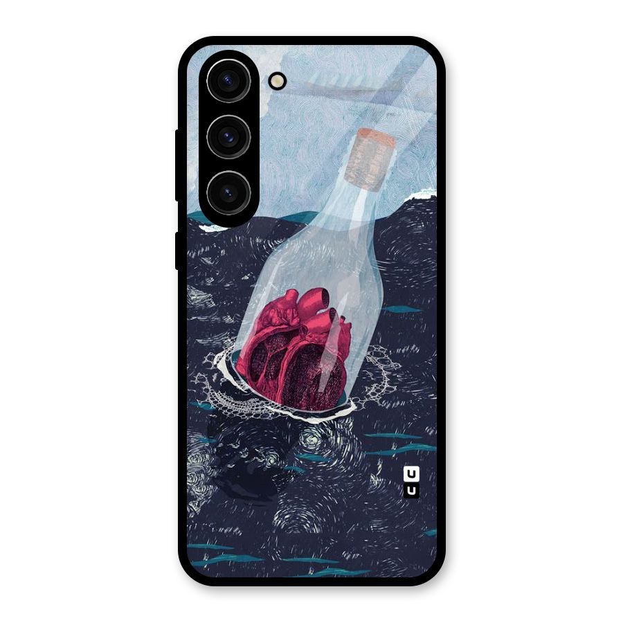 Bottle Heart Glass Back Case for Galaxy S23 Plus