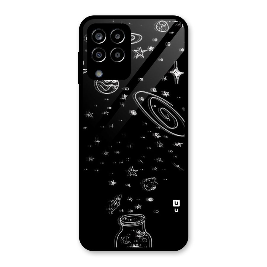 Bottle Of Stars Glass Back Case for Galaxy M33