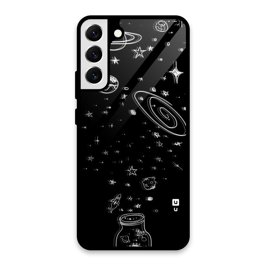 Bottle Of Stars Glass Back Case for Galaxy S22 Plus 5G