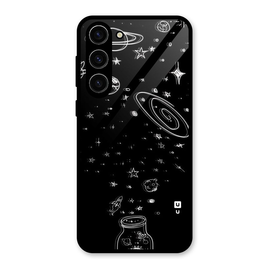Bottle Of Stars Glass Back Case for Galaxy S23 Plus