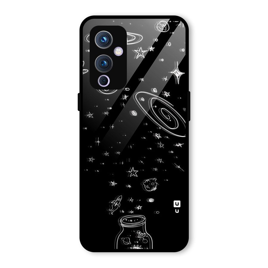 Bottle Of Stars Glass Back Case for OnePlus 9