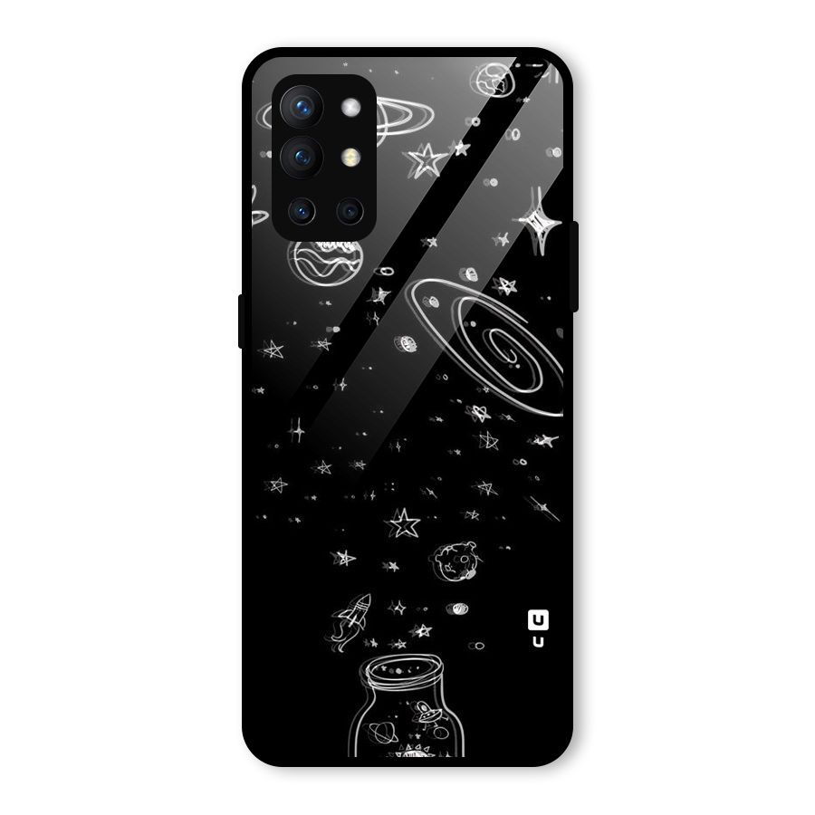 Bottle Of Stars Glass Back Case for OnePlus 9R