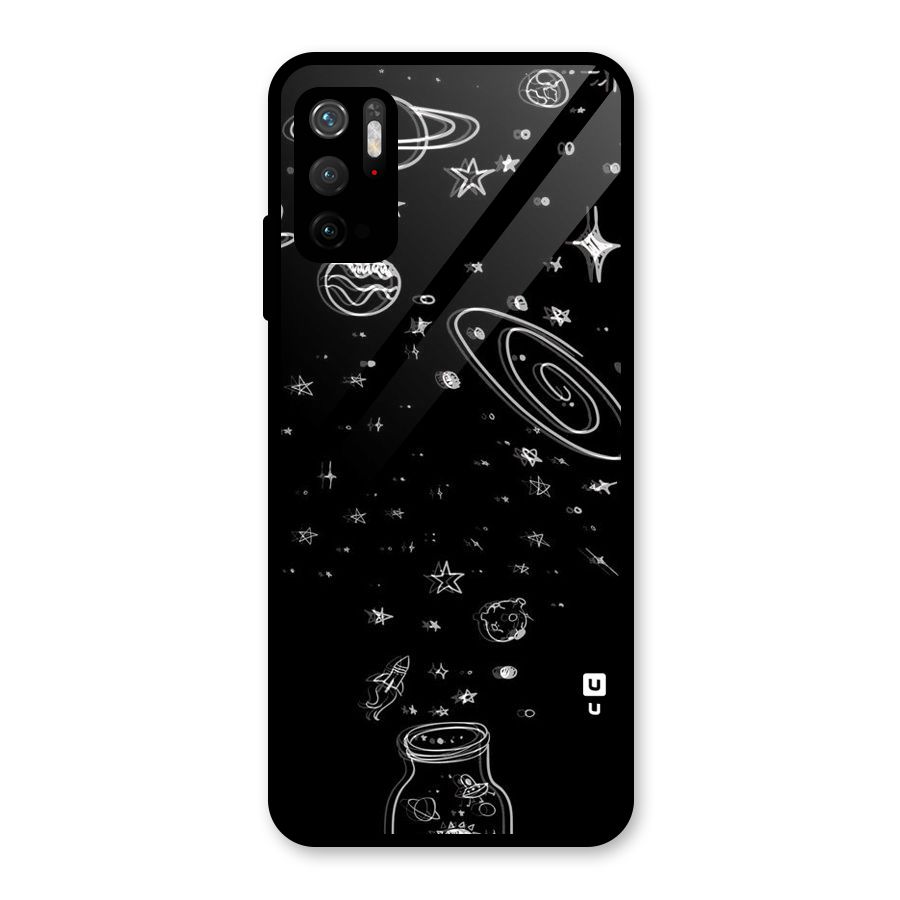 Bottle Of Stars Glass Back Case for Poco M3 Pro 5G