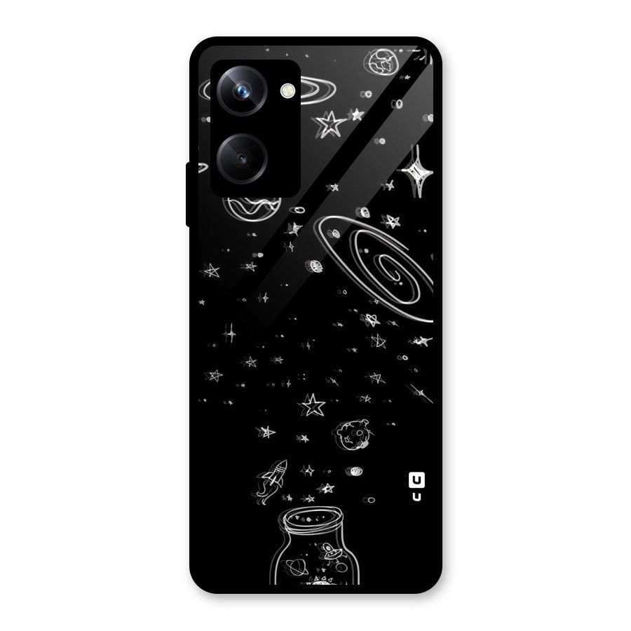 Bottle Of Stars Glass Back Case for Realme 10 Pro