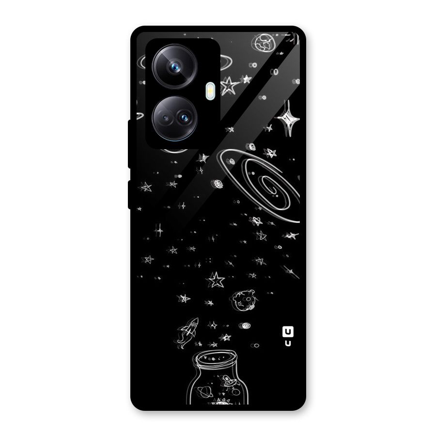 Bottle Of Stars Glass Back Case for Realme 10 Pro Plus