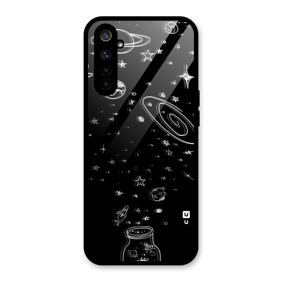 Bottle Of Stars Glass Back Case for Realme 6i