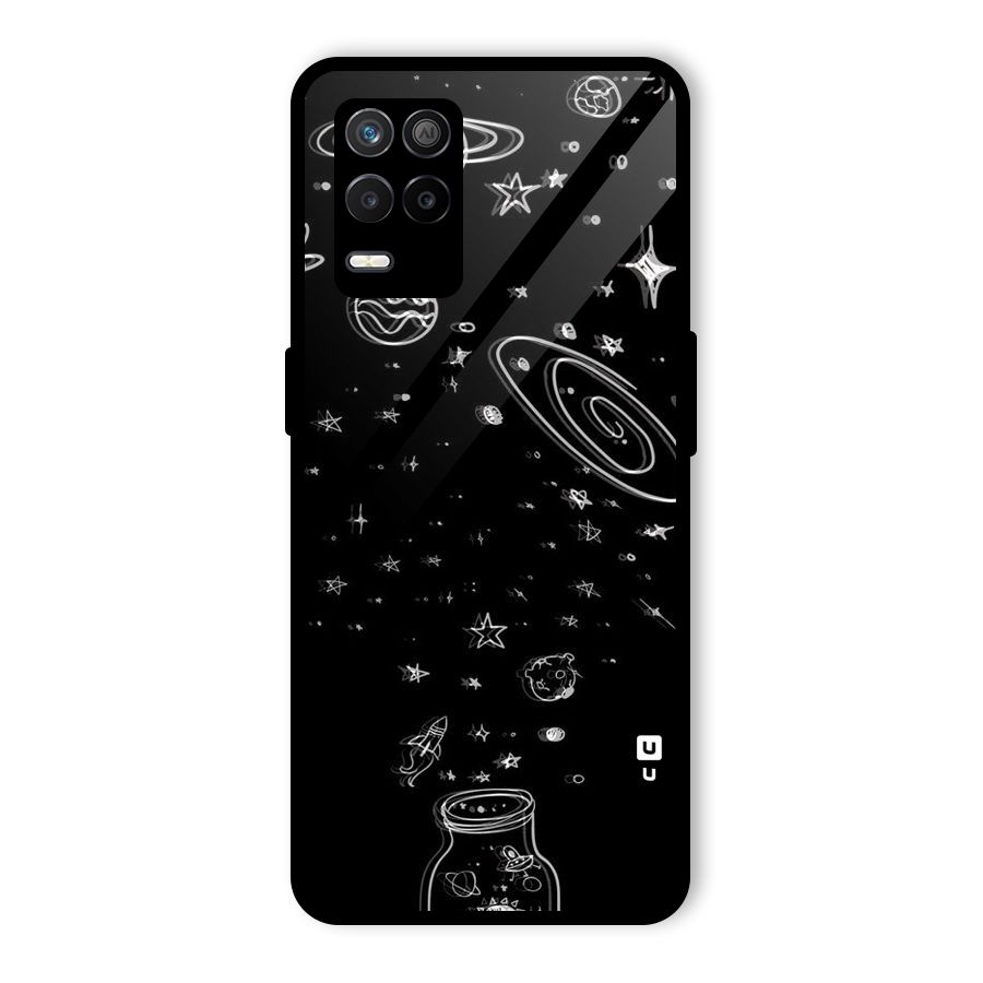 Bottle Of Stars Glass Back Case for Realme 8 5G