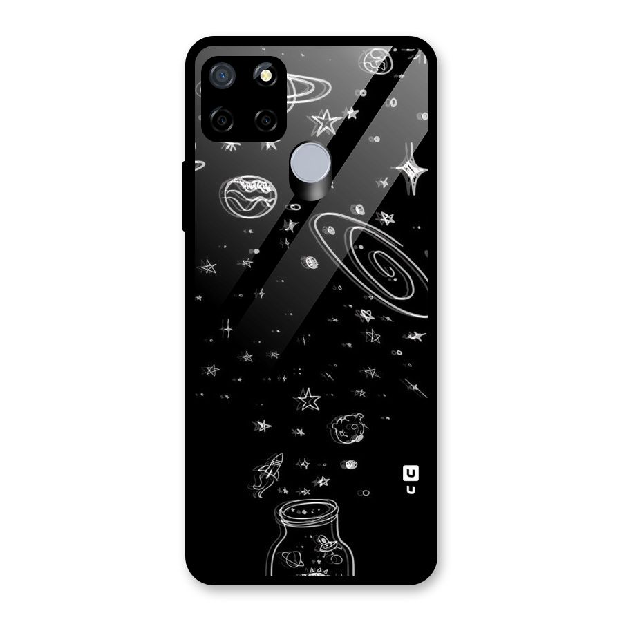 Bottle Of Stars Glass Back Case for Realme C12
