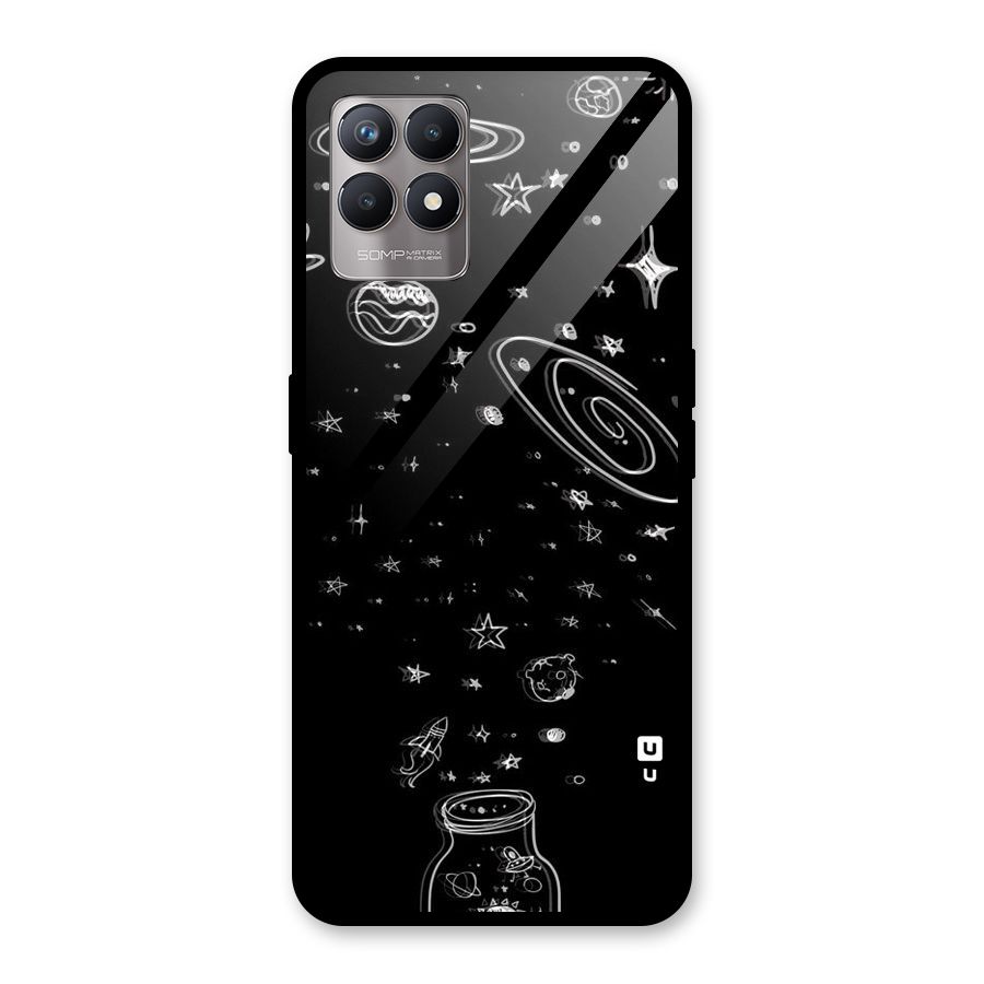 Bottle Of Stars Glass Back Case for Realme Narzo 50