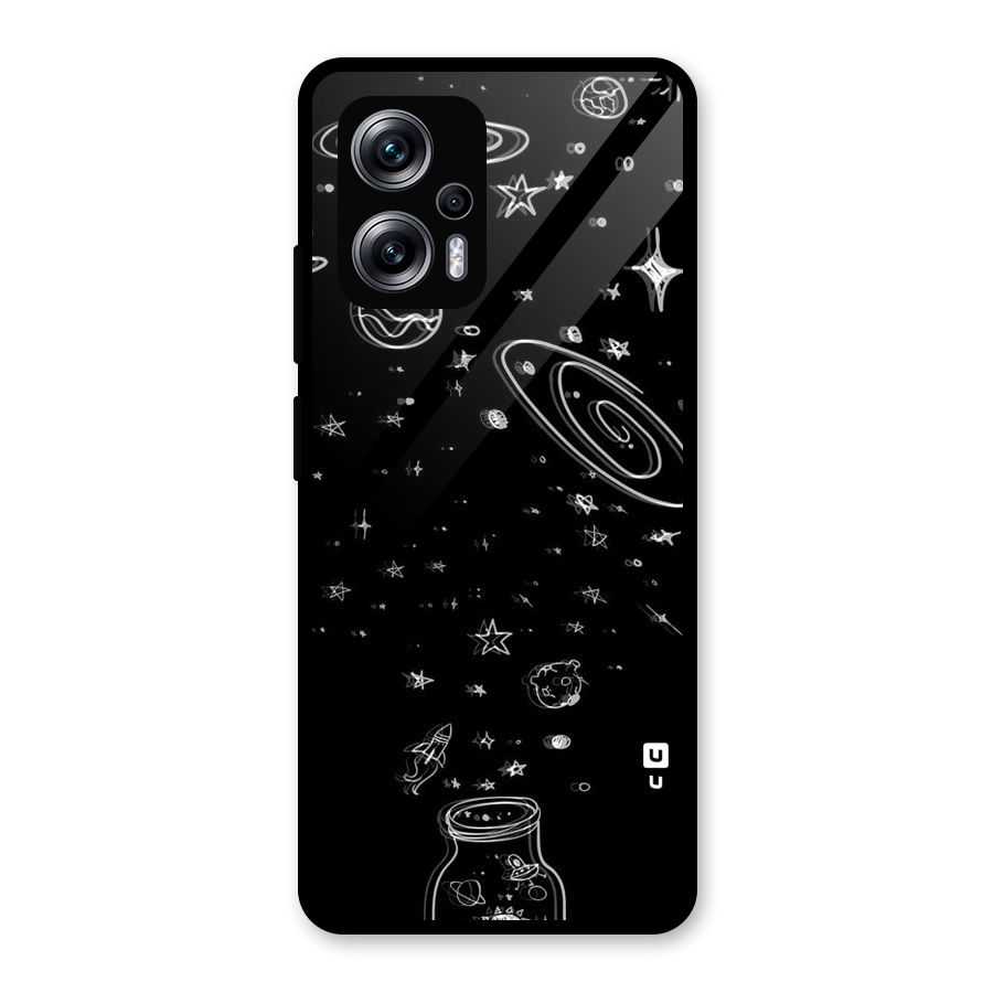 Bottle Of Stars Glass Back Case for Redmi K50i