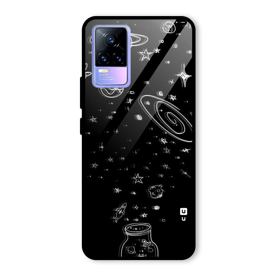 Bottle Of Stars Glass Back Case for Vivo Y73