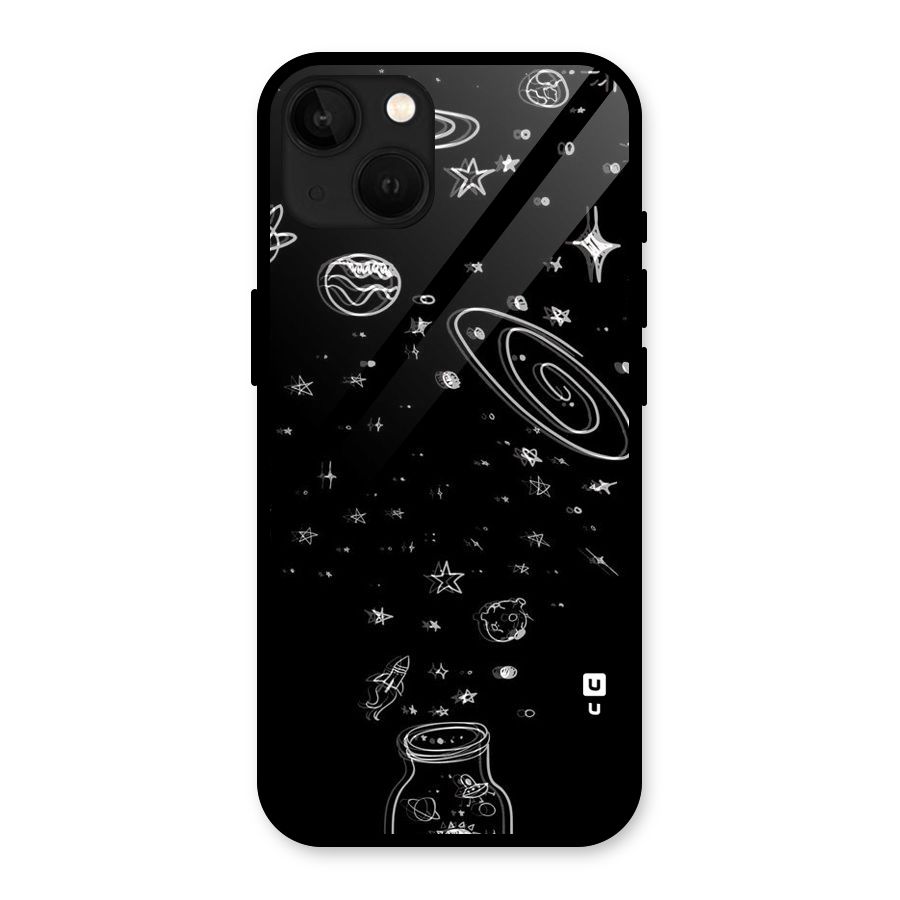 Bottle Of Stars Glass Back Case for iPhone 13