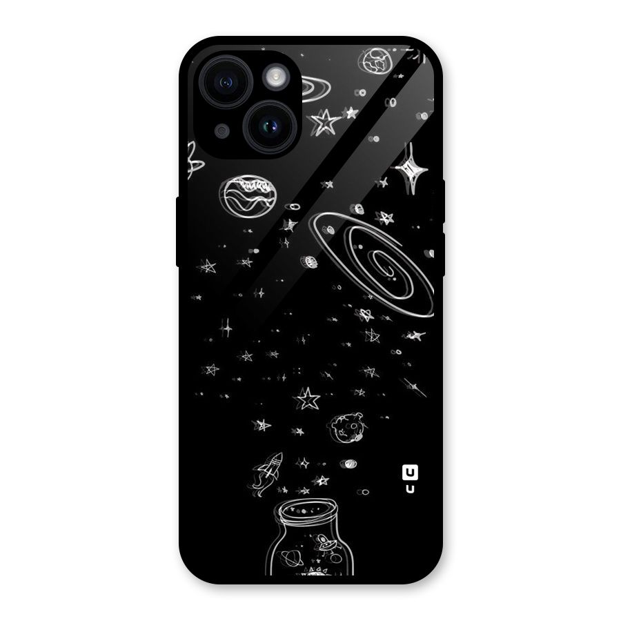 Bottle Of Stars Glass Back Case for iPhone 14