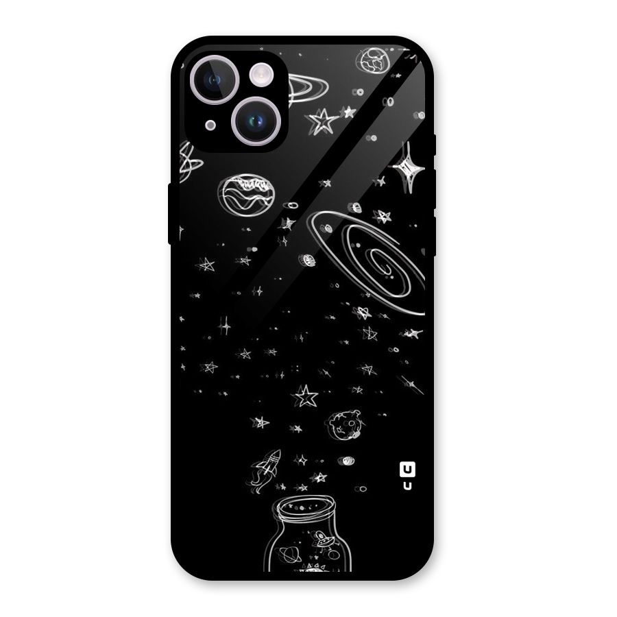 Bottle Of Stars Glass Back Case for iPhone 14 Plus