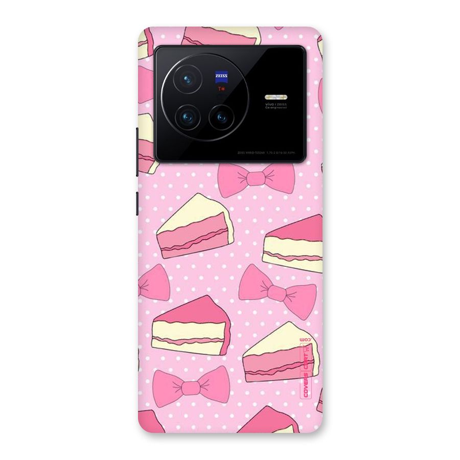 Bow Cake Back Case for Vivo X80