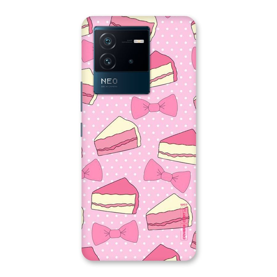 Bow Cake Back Case for Vivo iQOO Neo 6 5G