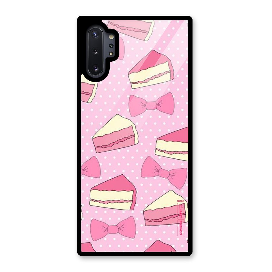 Bow Cake Glass Back Case for Galaxy Note 10 Plus