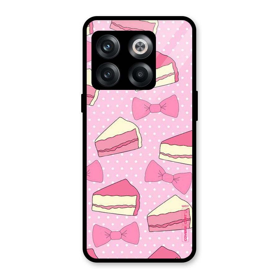 Bow Cake Glass Back Case for OnePlus 10T
