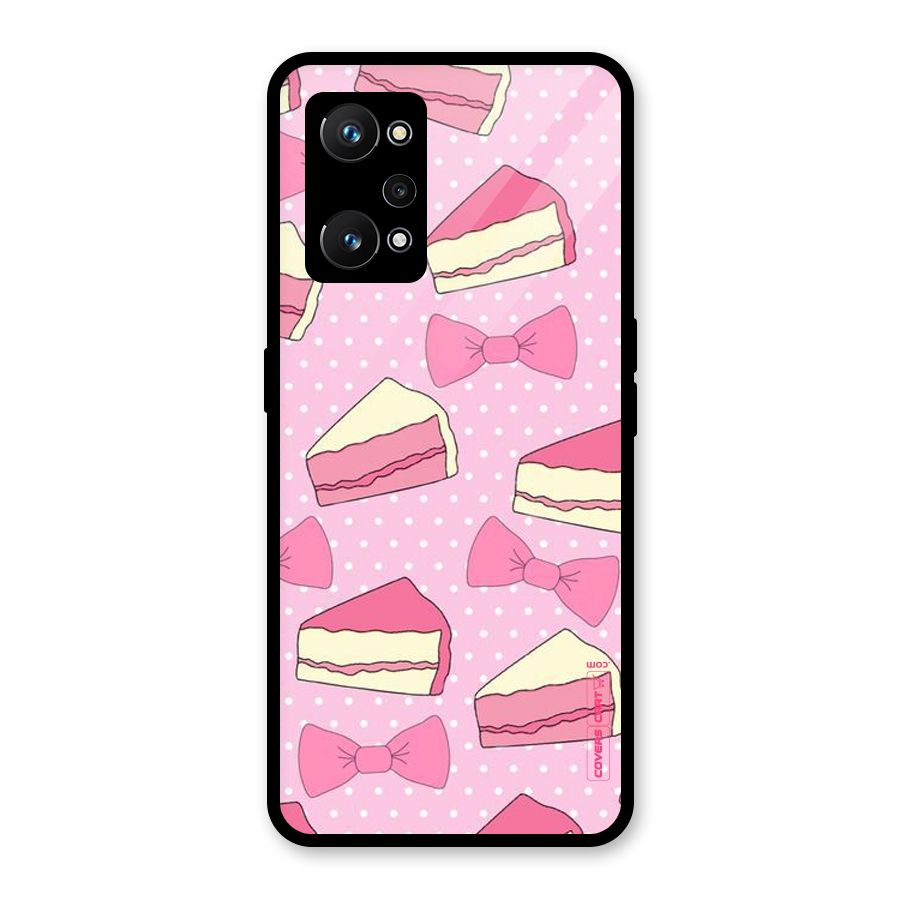 Bow Cake Glass Back Case for Realme GT Neo 3T