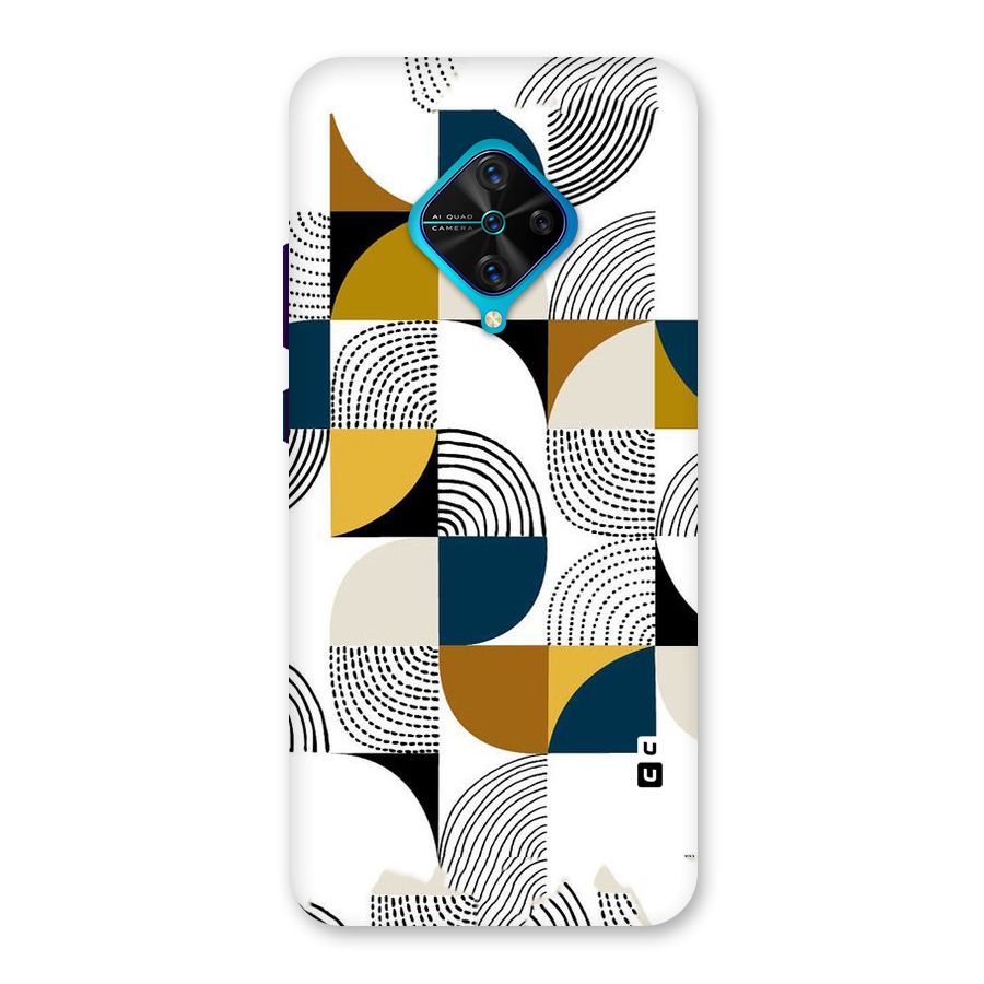 Boxes Pattern Back Case for Vivo S1 Pro