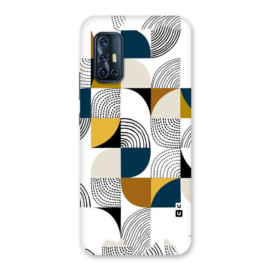 Boxes Pattern Back Case for Vivo V17