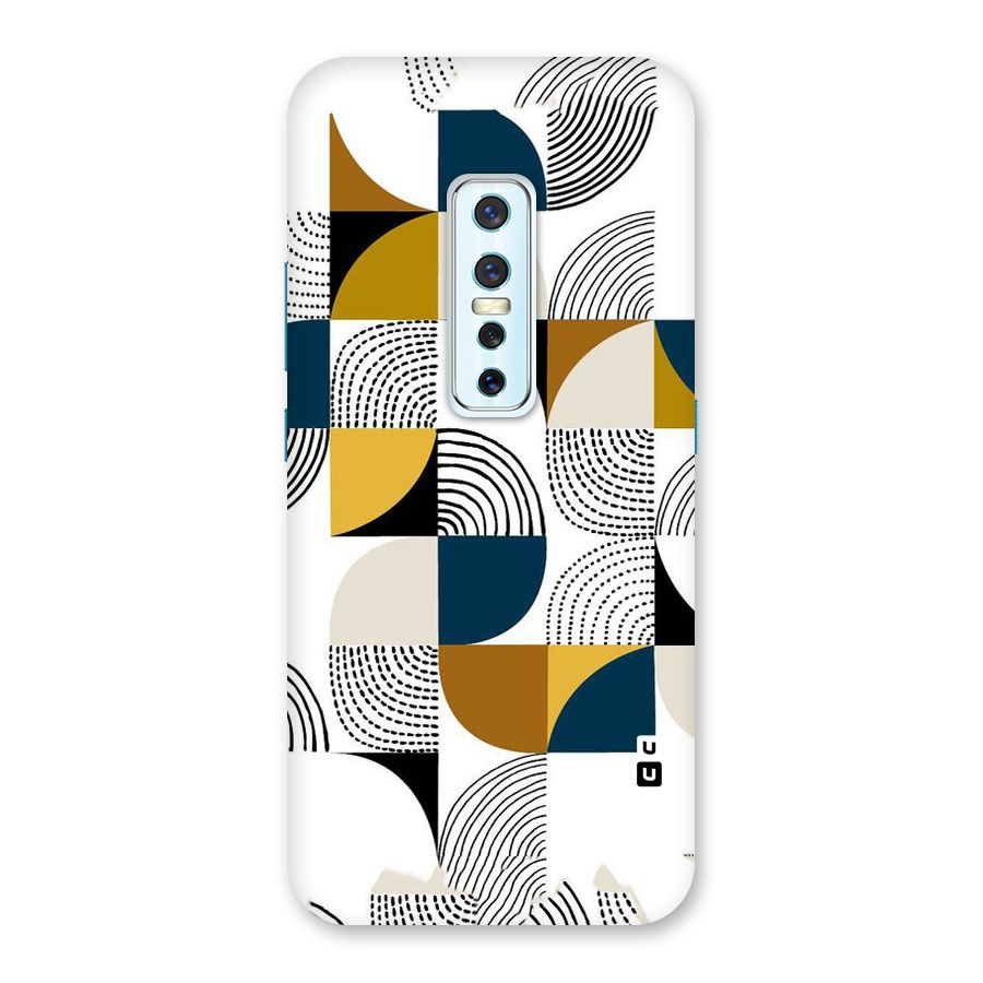 Boxes Pattern Back Case for Vivo V17 Pro