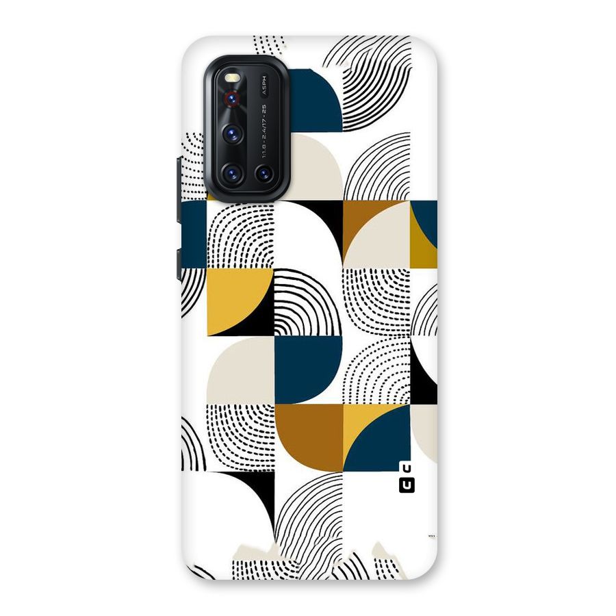 Boxes Pattern Back Case for Vivo V19